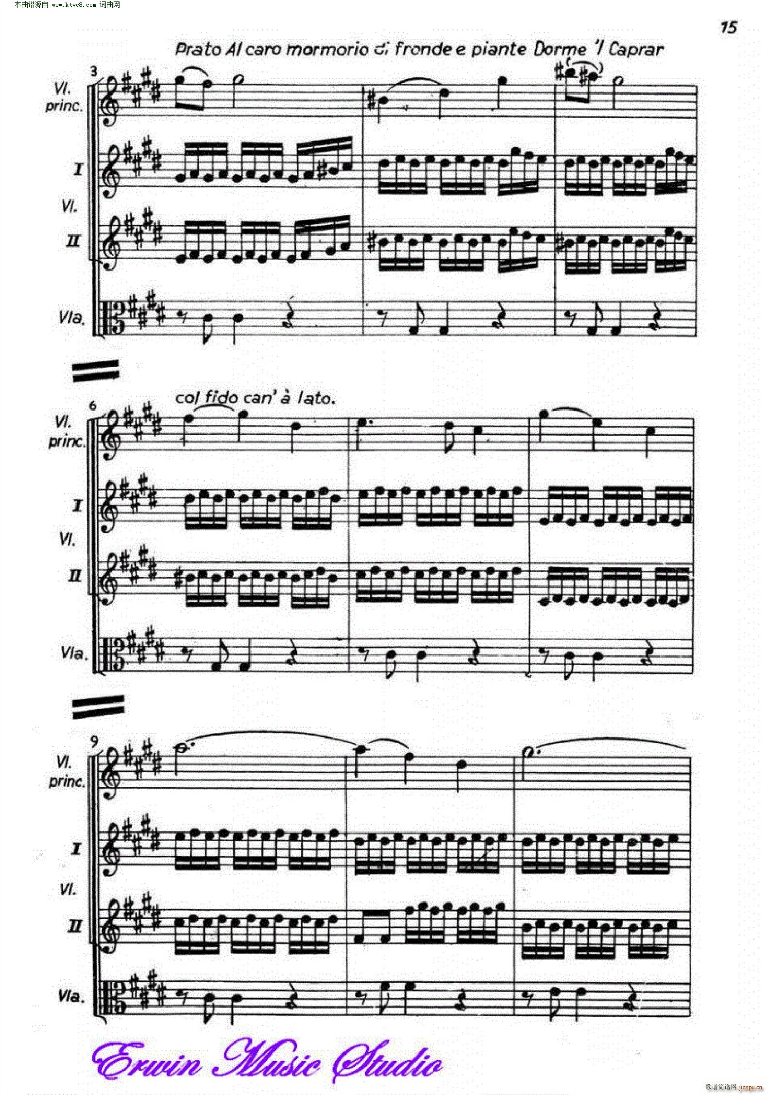 四季 弦乐四重奏(总谱)15