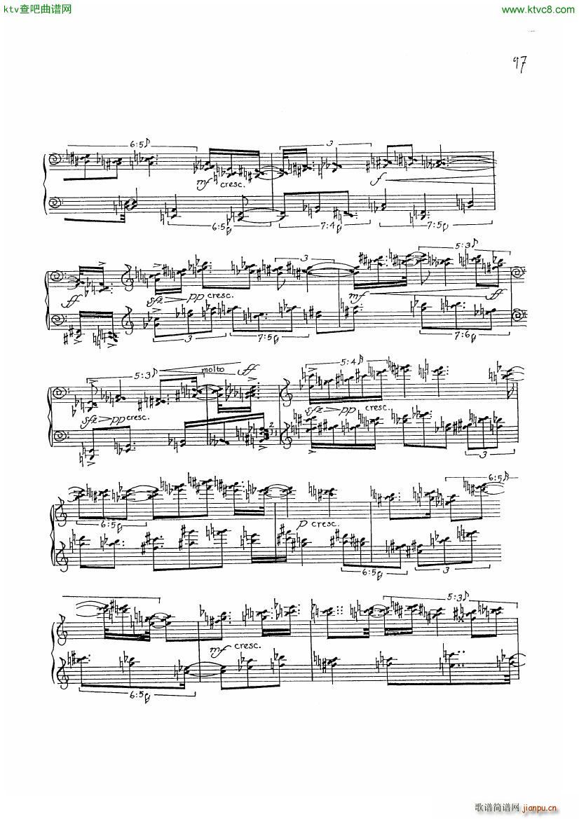 finnissy michael verdi transcription no 11(钢琴谱)9