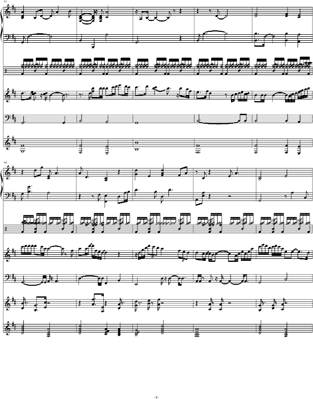 Finding the Answer(钢琴谱)5