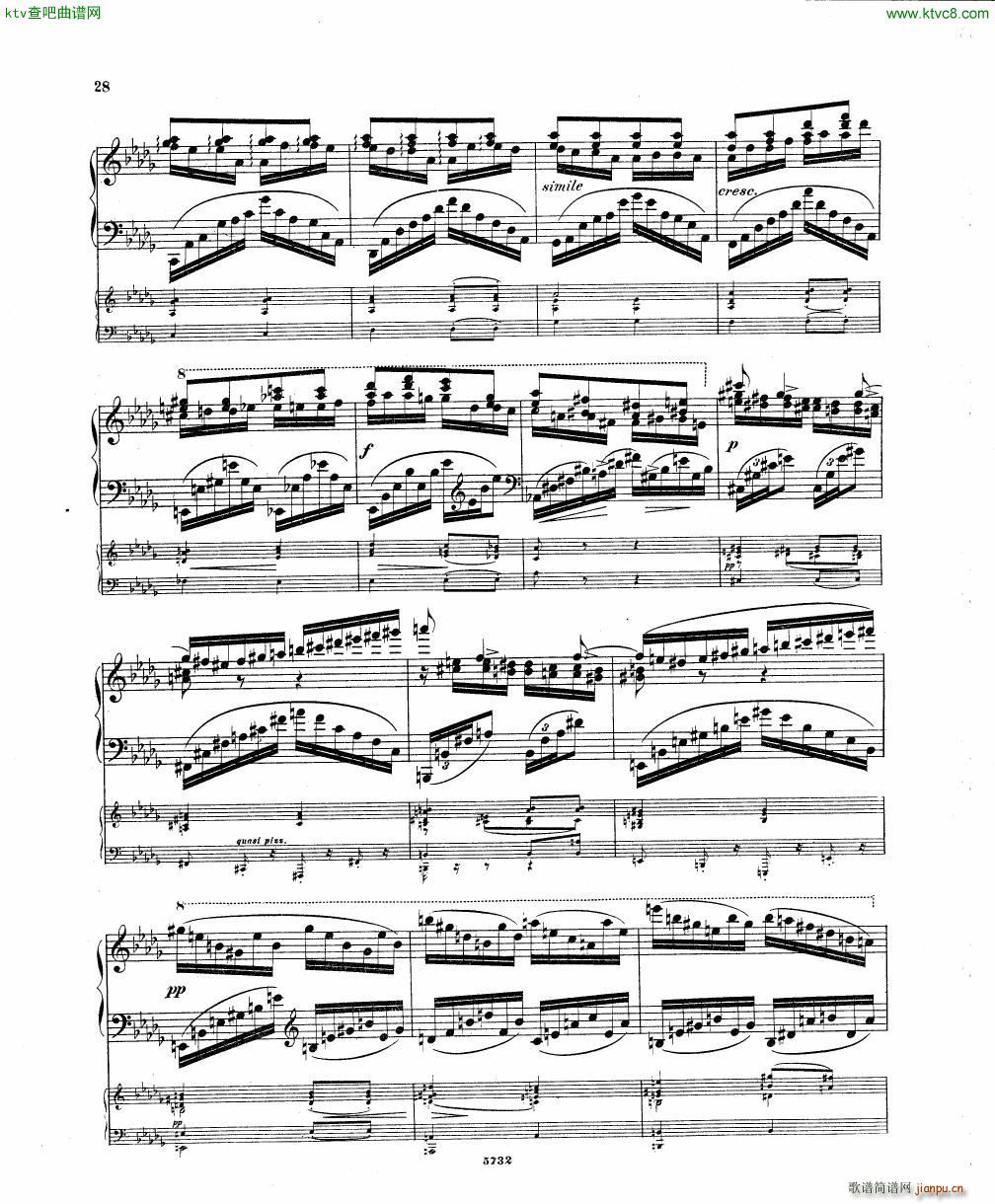 Fuchs Piano concerto Op 27 I(钢琴谱)26