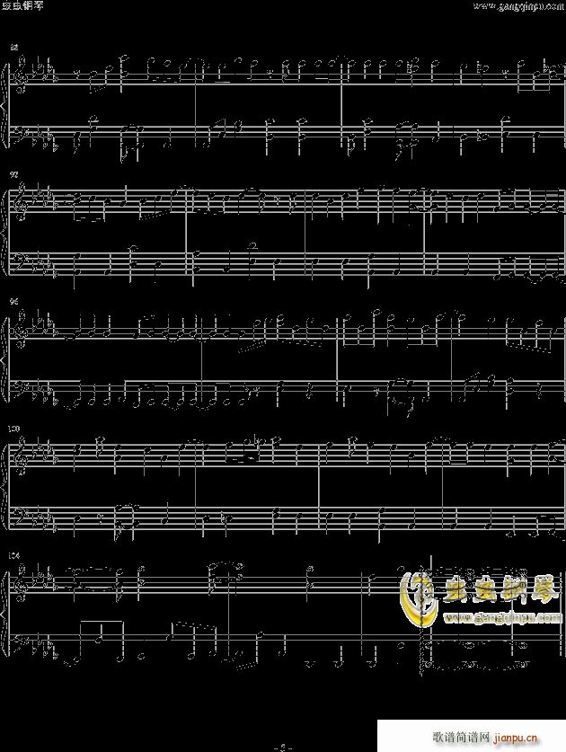 嵐 Bittersweet(钢琴谱)5