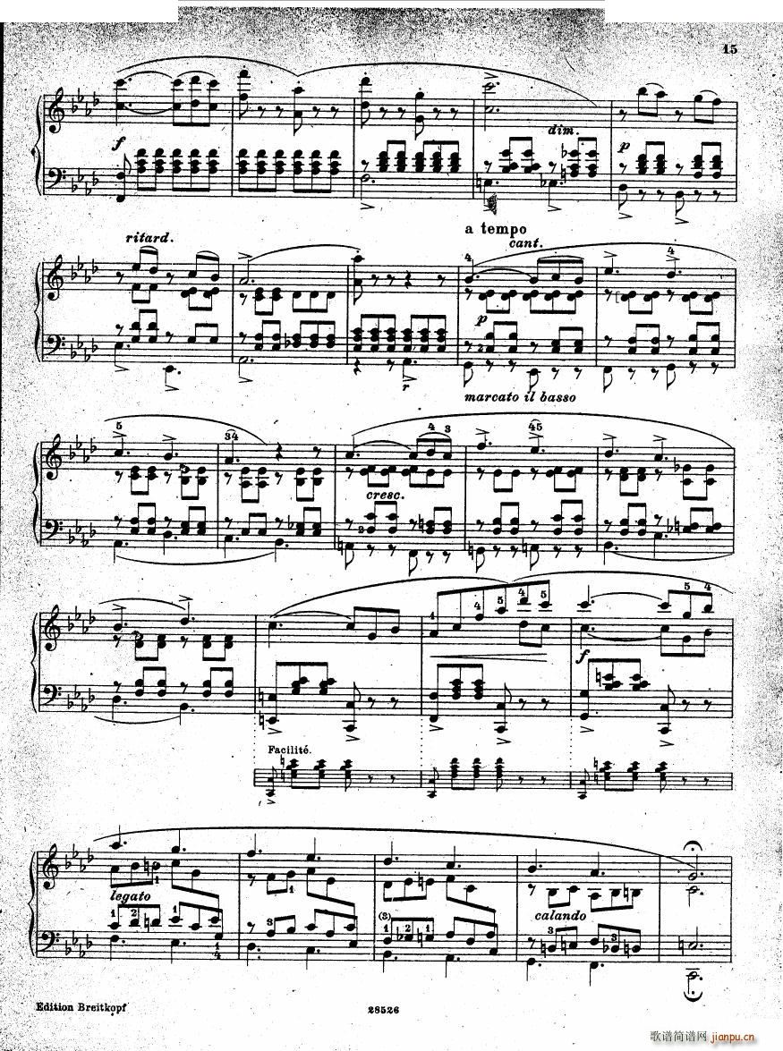 Henselt Piano Solo Album Piano Solo Album(十字及以上)14