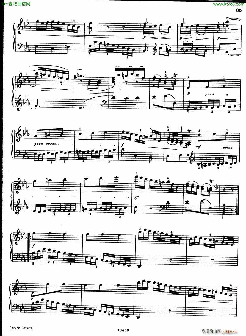 Bach JC op 17 no 3 Sonata(钢琴谱)8