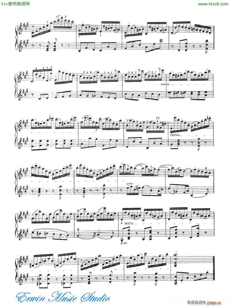 加维尼耶 24首隨想曲Pierre Gavinies 24 Caprices 13 16(十字及以上)7