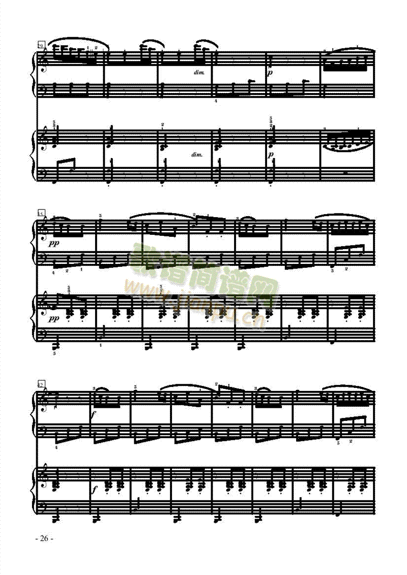 小奏鸣曲-双钢琴键盘类钢琴(钢琴谱)8