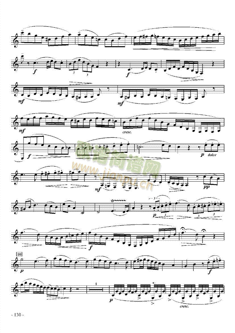 九级外国乐曲管乐类单簧管(其他乐谱)6