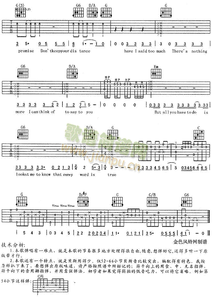 阿根廷别为我哭泣(吉他谱)5