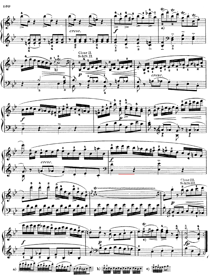 降B大调奏鸣曲kv333(钢琴谱)8