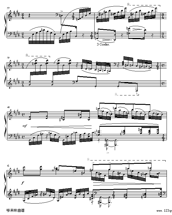 水之嬉戏-拉威尔-Ravel(钢琴谱)9