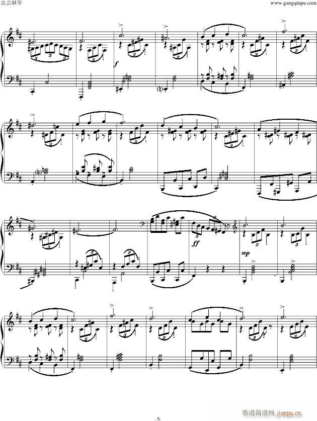即兴曲Op.90(钢琴谱)5