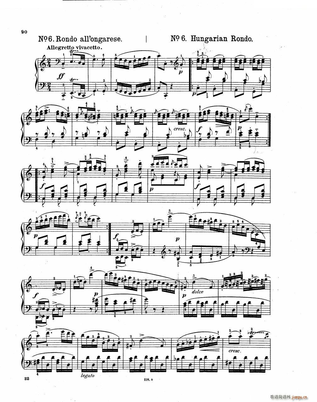 Hummel Bagatelles Op 107 Bagatelles Op 107(十字及以上)31