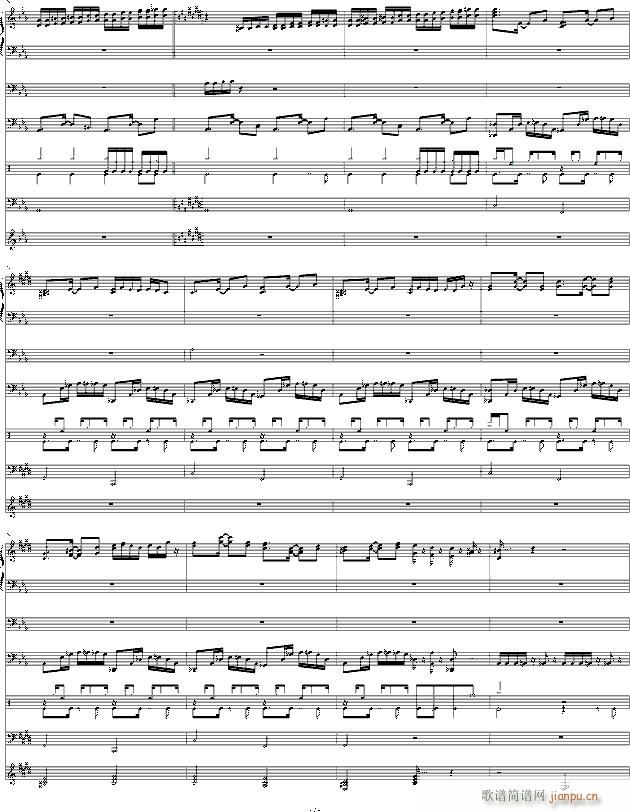 克罗地亚第四狂想曲(钢琴谱)7