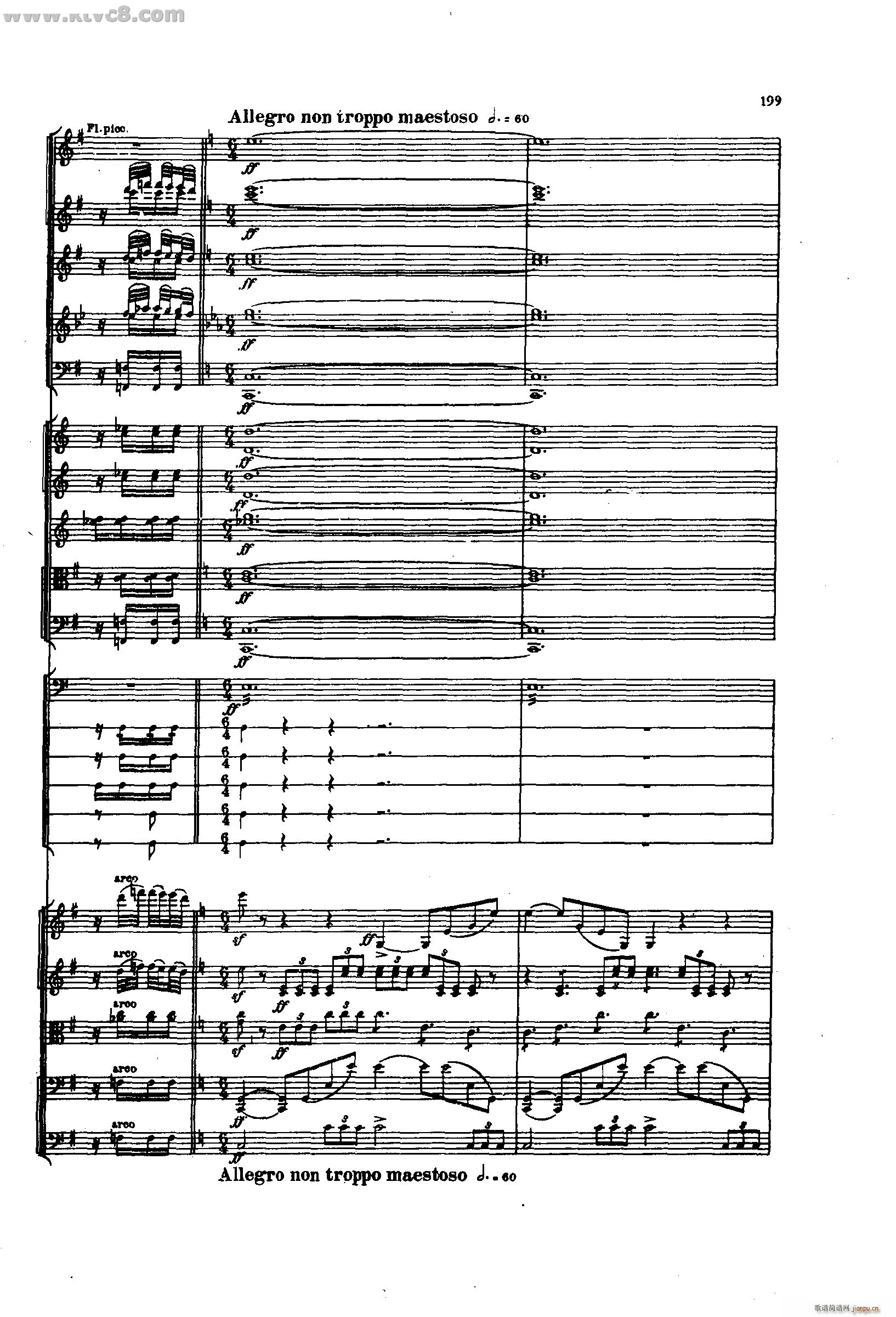 舍赫拉查达交响组曲 作品35 第五部分(总谱)9