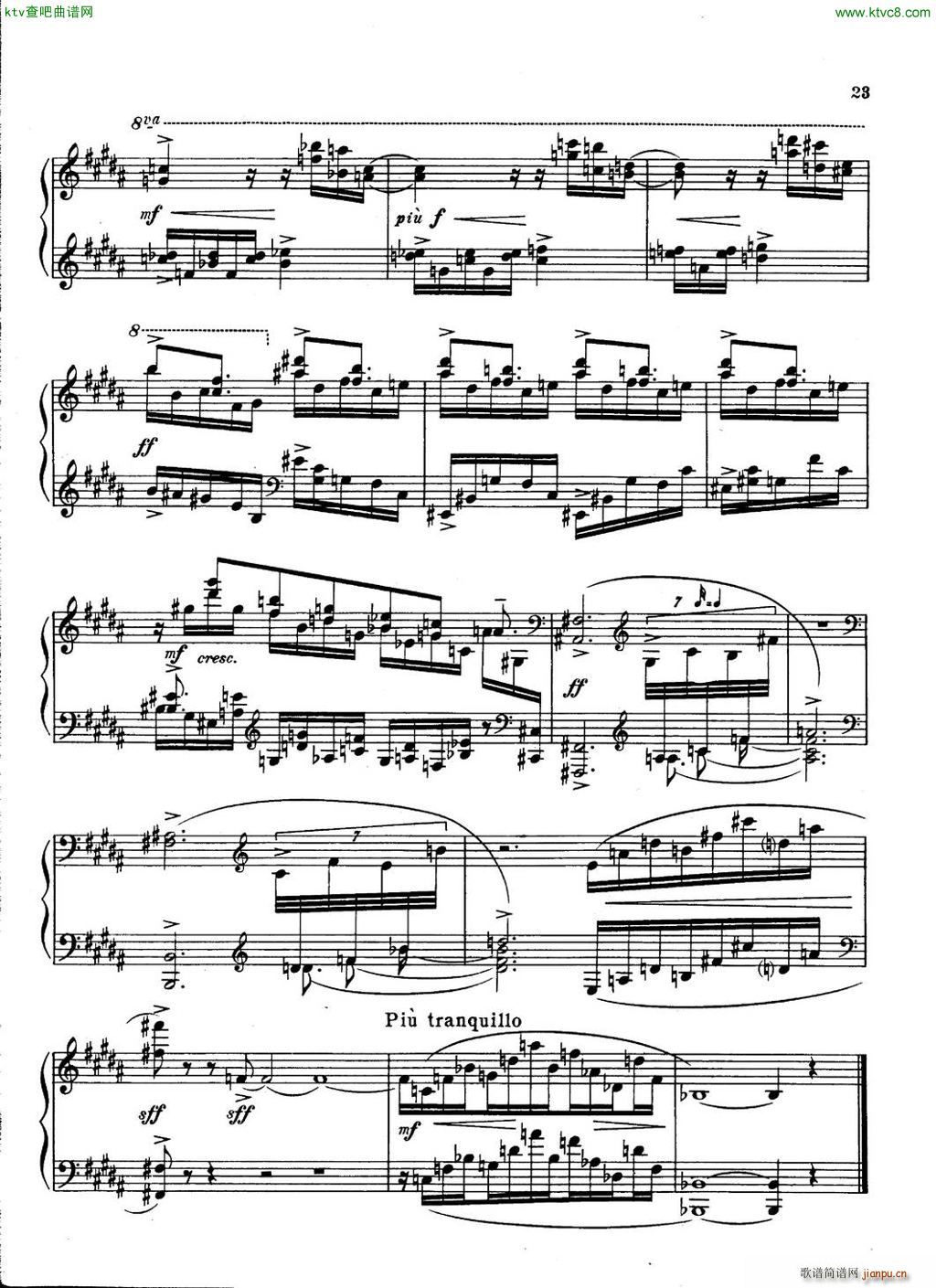 Carter Piano Sonata(钢琴谱)23