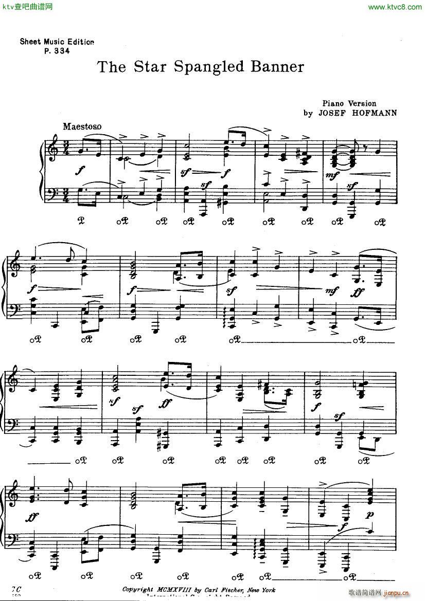 hofmann smith(钢琴谱)1