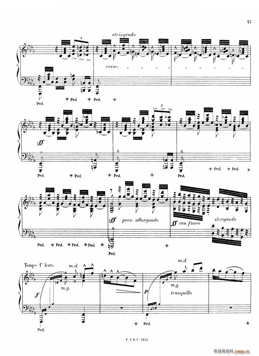 Chaminade 6 Etudes Op35 一 6 Etudes Op35 一(十字及以上)13