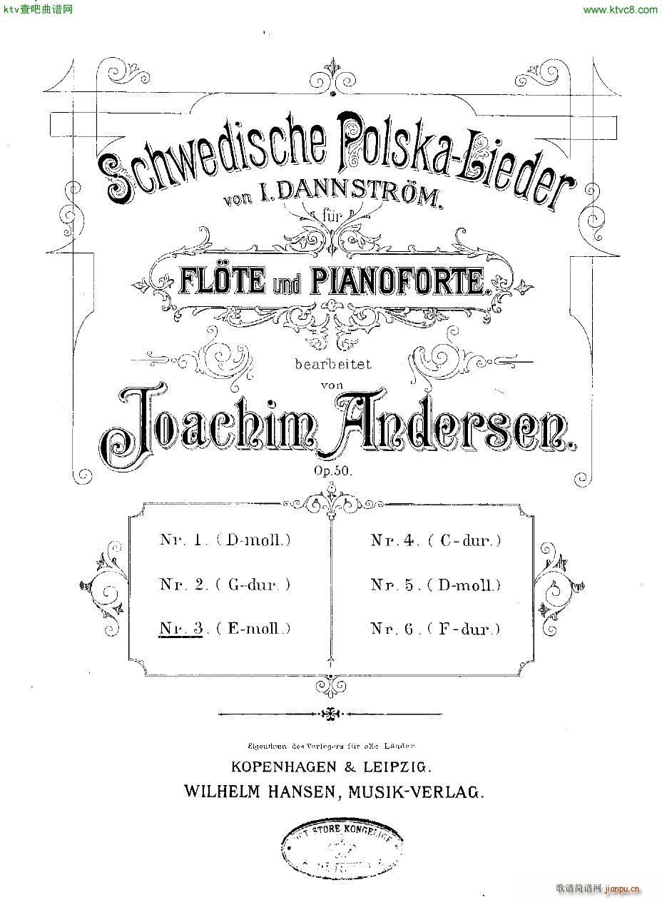 Andersen op 50 Schwedische Polska Lieder(钢琴谱)12