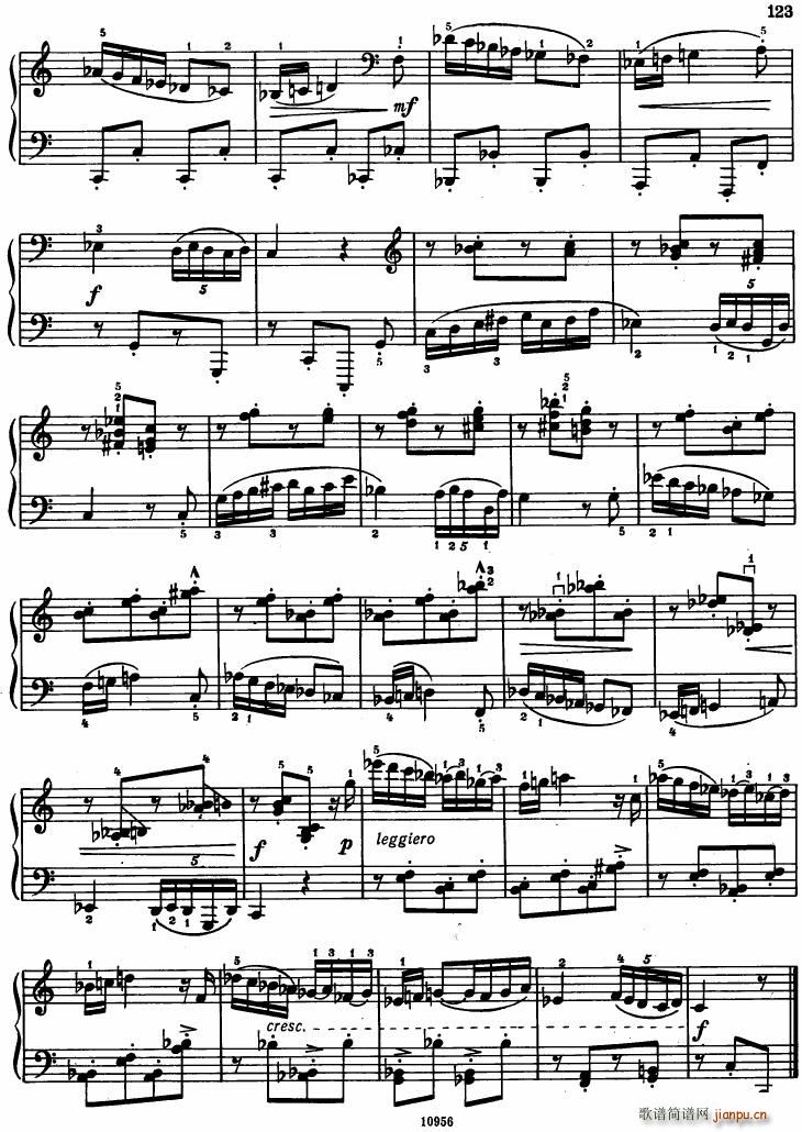 Bartok SZ 107 Mikrokosmos for Piano 122 139(钢琴谱)9