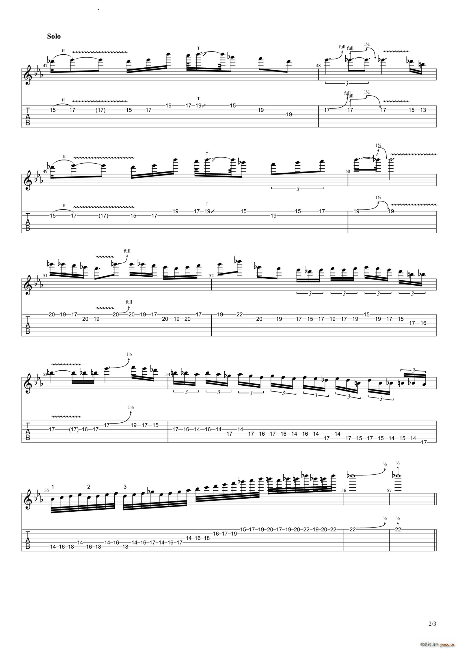 A Far Off Distance(吉他谱)3