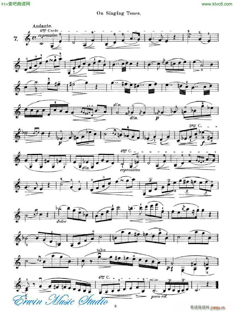 马扎斯 75首渐进式旋律练习 图书1 30首专门练习 01 20(十字及以上)8