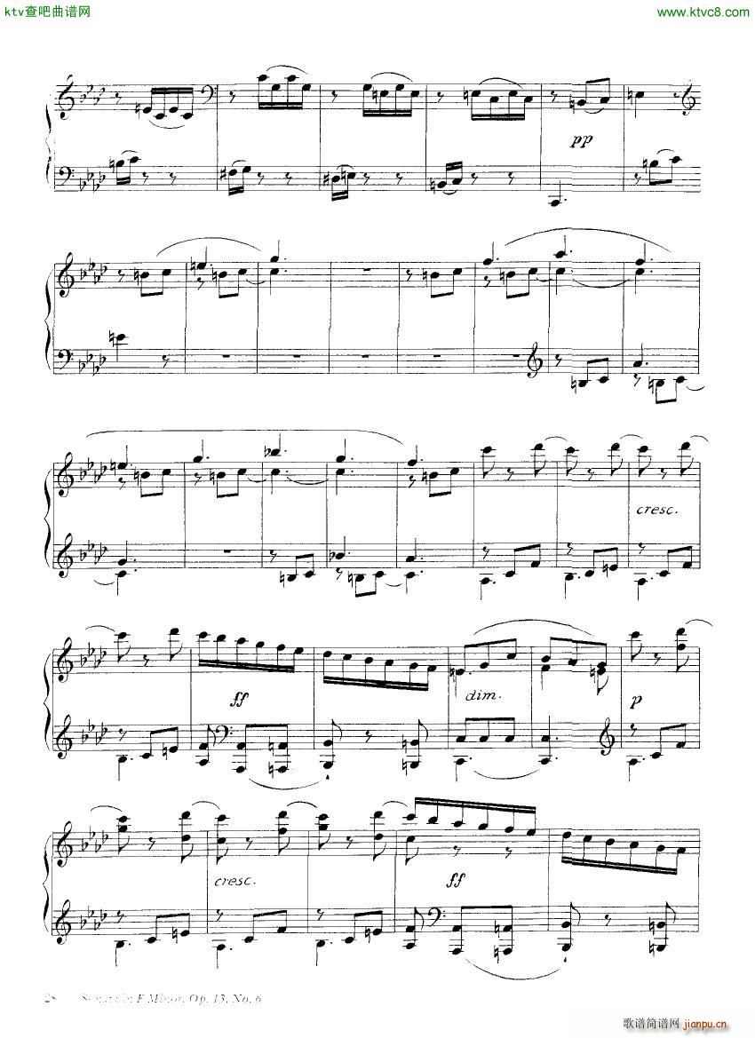 Clementi 13 6 Sonata Fminor 2 2(钢琴谱)8