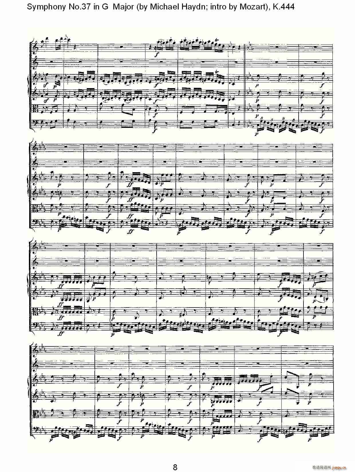 Symphony No.37 in G Major(十字及以上)8