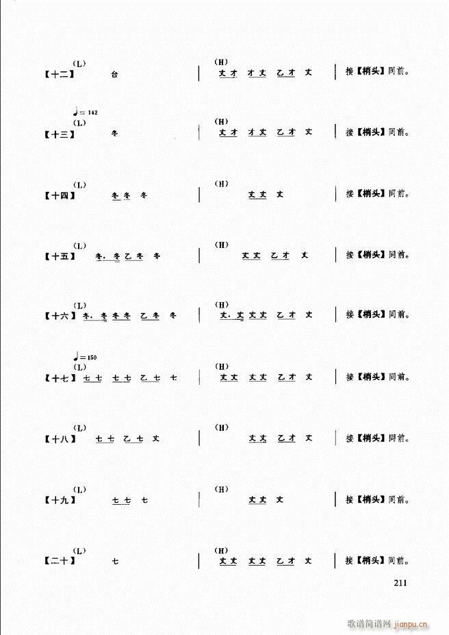 民族打击乐演奏教程181 240(十字及以上)31