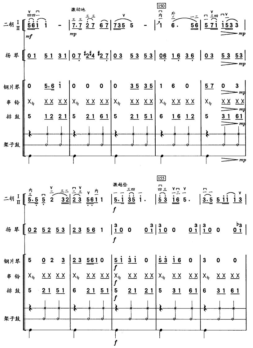 彝河踏浪13(总谱)1