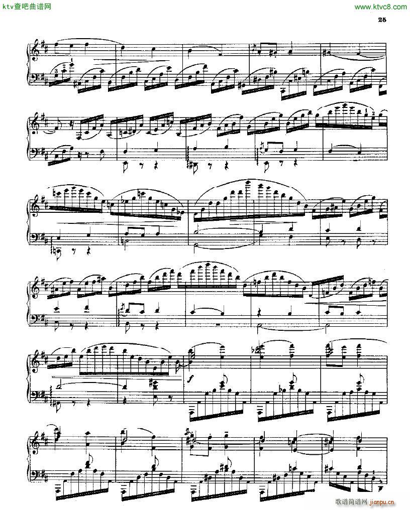 Balakirev Piano Sonata In B Flat Minor(钢琴谱)24