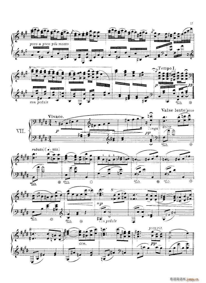 Beach Op 60 Variations on Balkan Themes(钢琴谱)15