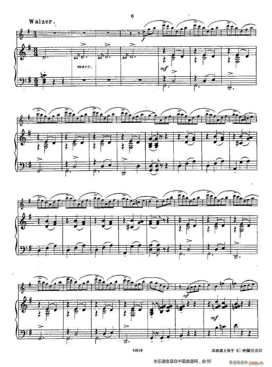 Opern Transcriptionen Op 45 7 长笛 钢琴伴奏(钢琴谱)5