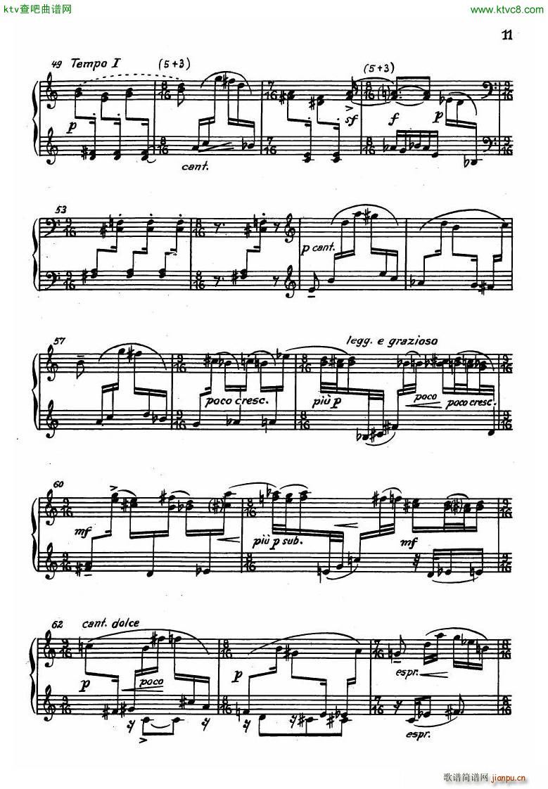 Dessau Sonatina 1955(钢琴谱)9