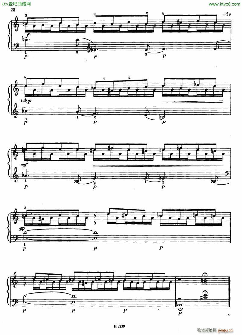 Hurnik piano etudes(钢琴谱)25