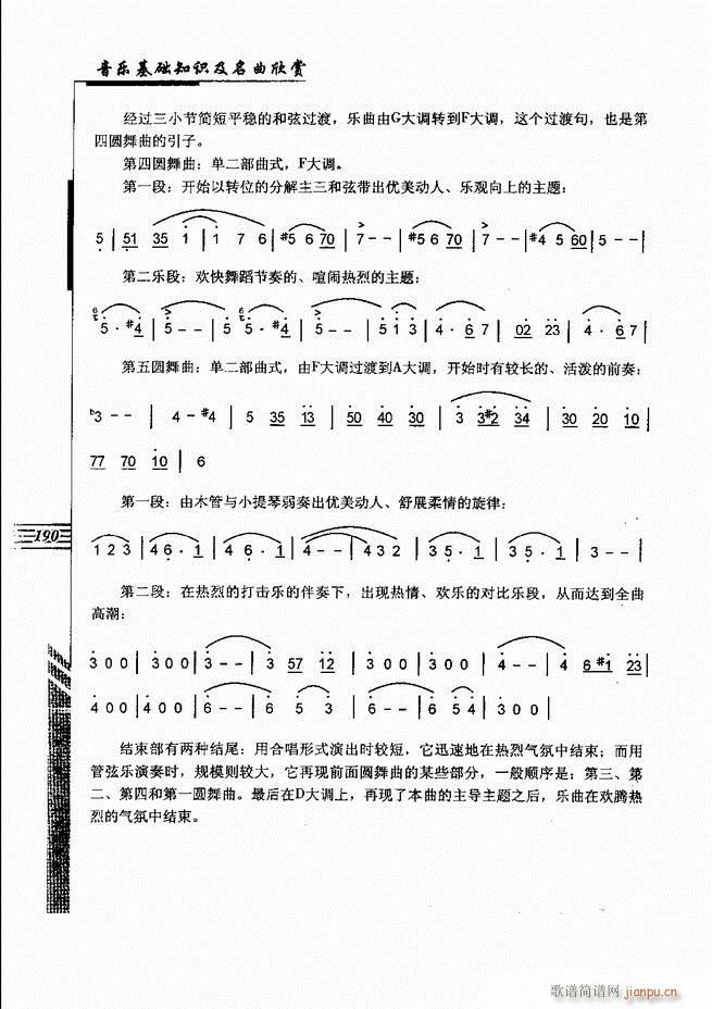 音乐基础知识及名曲欣赏181 240(十字及以上)10