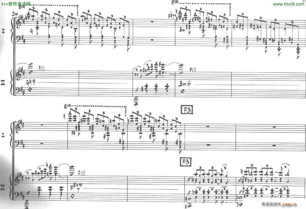 Bolling Sonata for Two Pianist no 2 Part3(钢琴谱)10