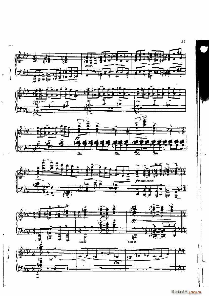 Bowen Op 72 Piano Sonata No 5 in F(钢琴谱)20