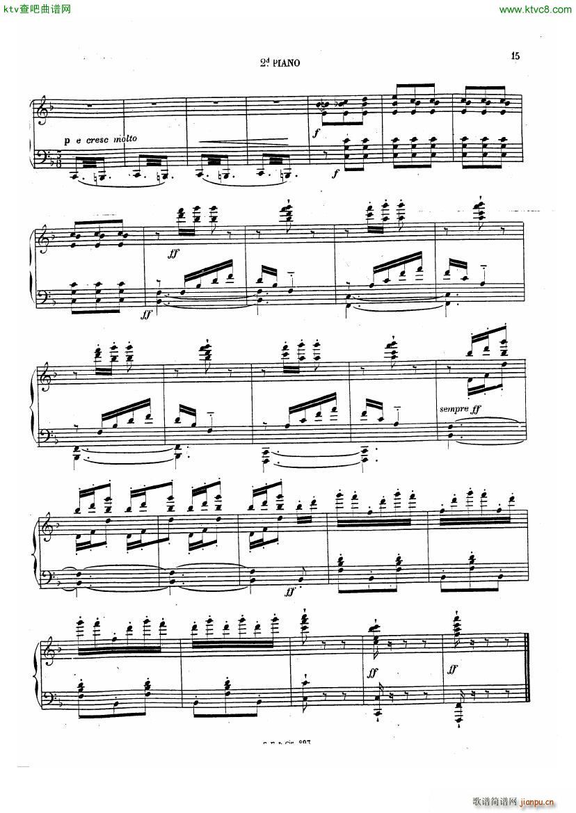 Chabrier Espana for two pianos(钢琴谱)29