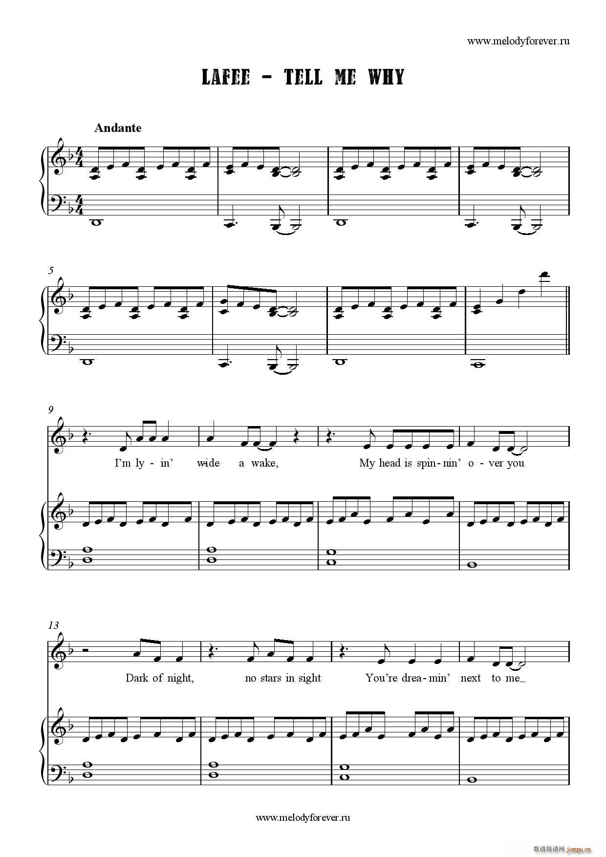 美 Tell Me Why 美国电视连续剧 吸血鬼日记 插曲(十字及以上)1