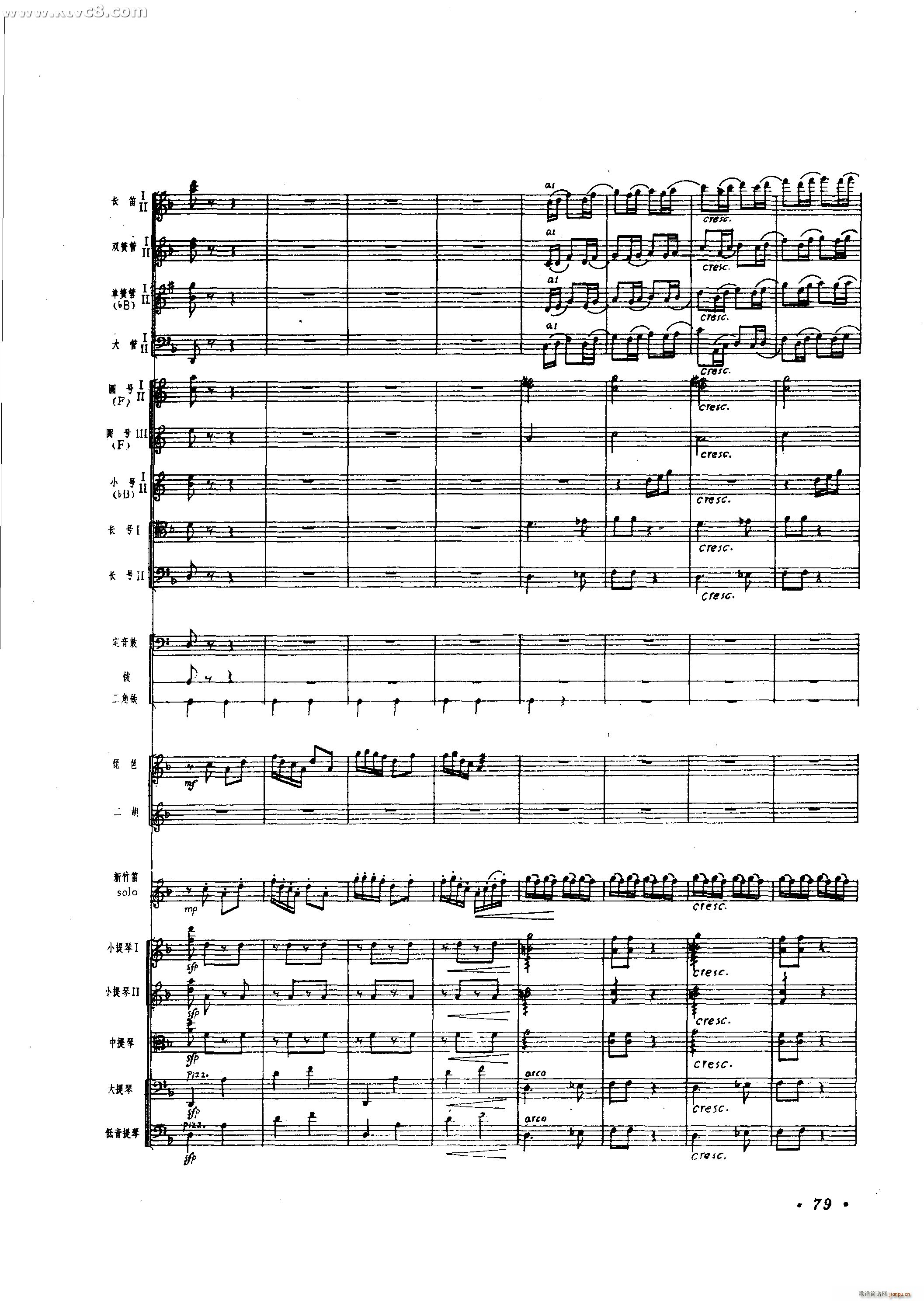 春光 新竹笛协奏曲(总谱)30