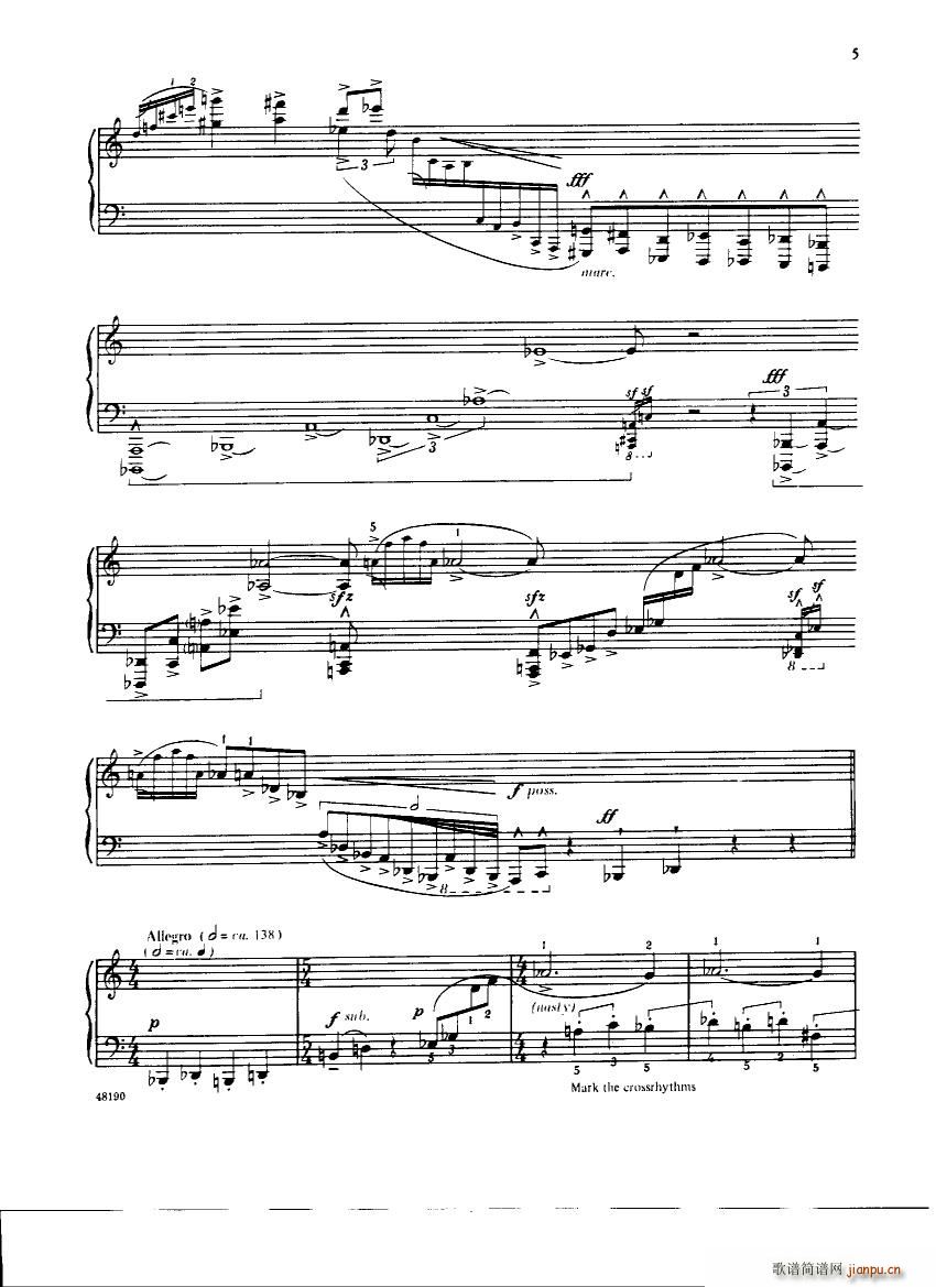 Corigliano Etude Fantasy(钢琴谱)6