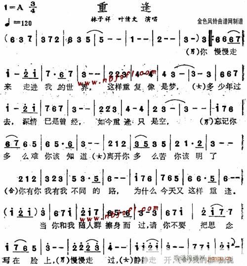 重逢--林子祥、叶倩文1(十字及以上)1