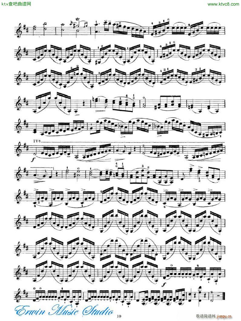 马扎斯 75首渐进式旋律练习 图书2 27首Brilliante 练习1(十字及以上)10