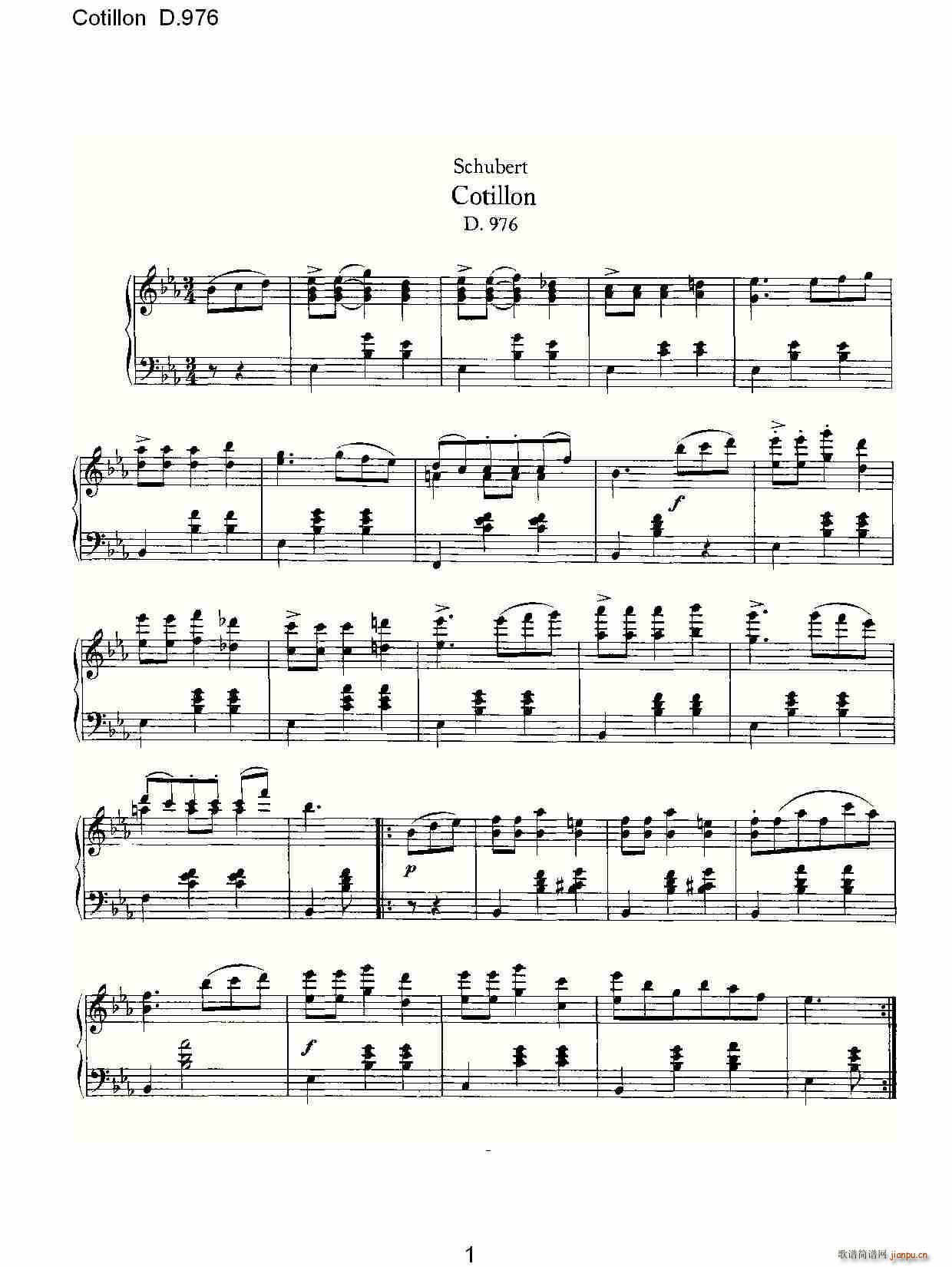 Cotillion D.976(十字及以上)1