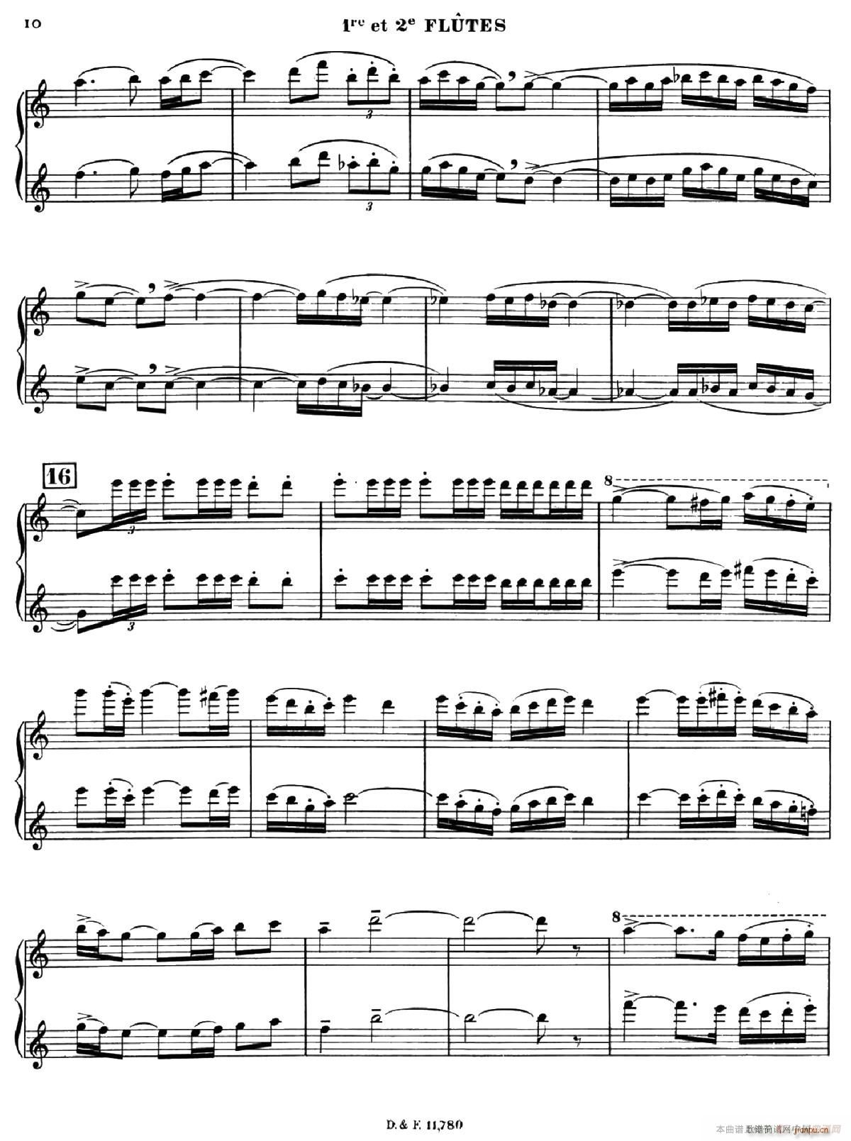 BOLERO 波莱罗 交响乐长笛(笛箫谱)10