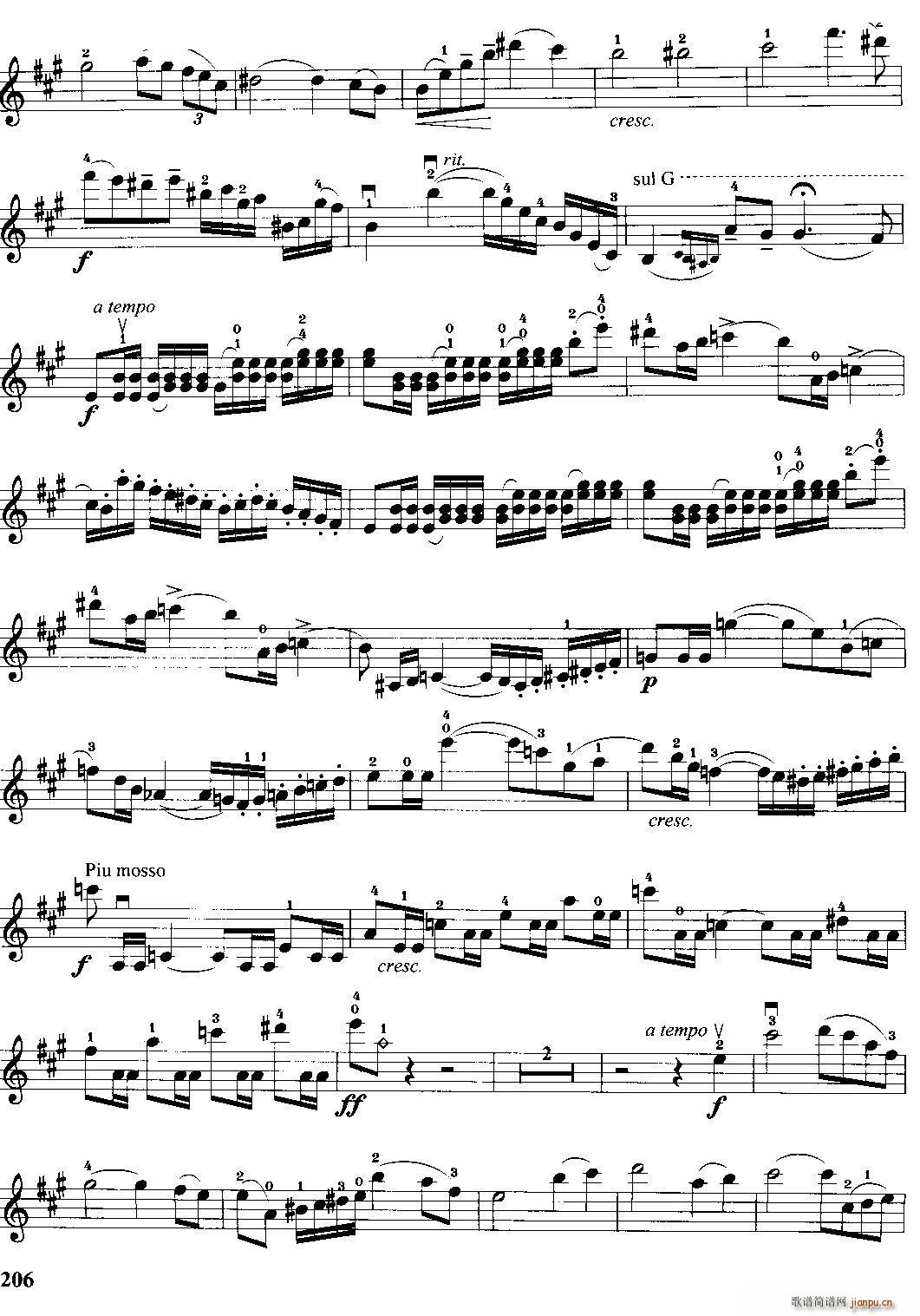 辉煌的快板(五字歌谱)3