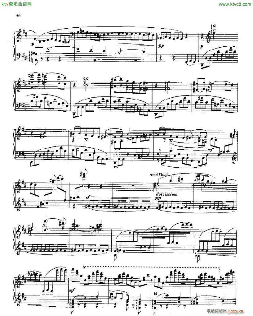 Balakirev Piano Sonata In B Flat Minor(钢琴谱)15