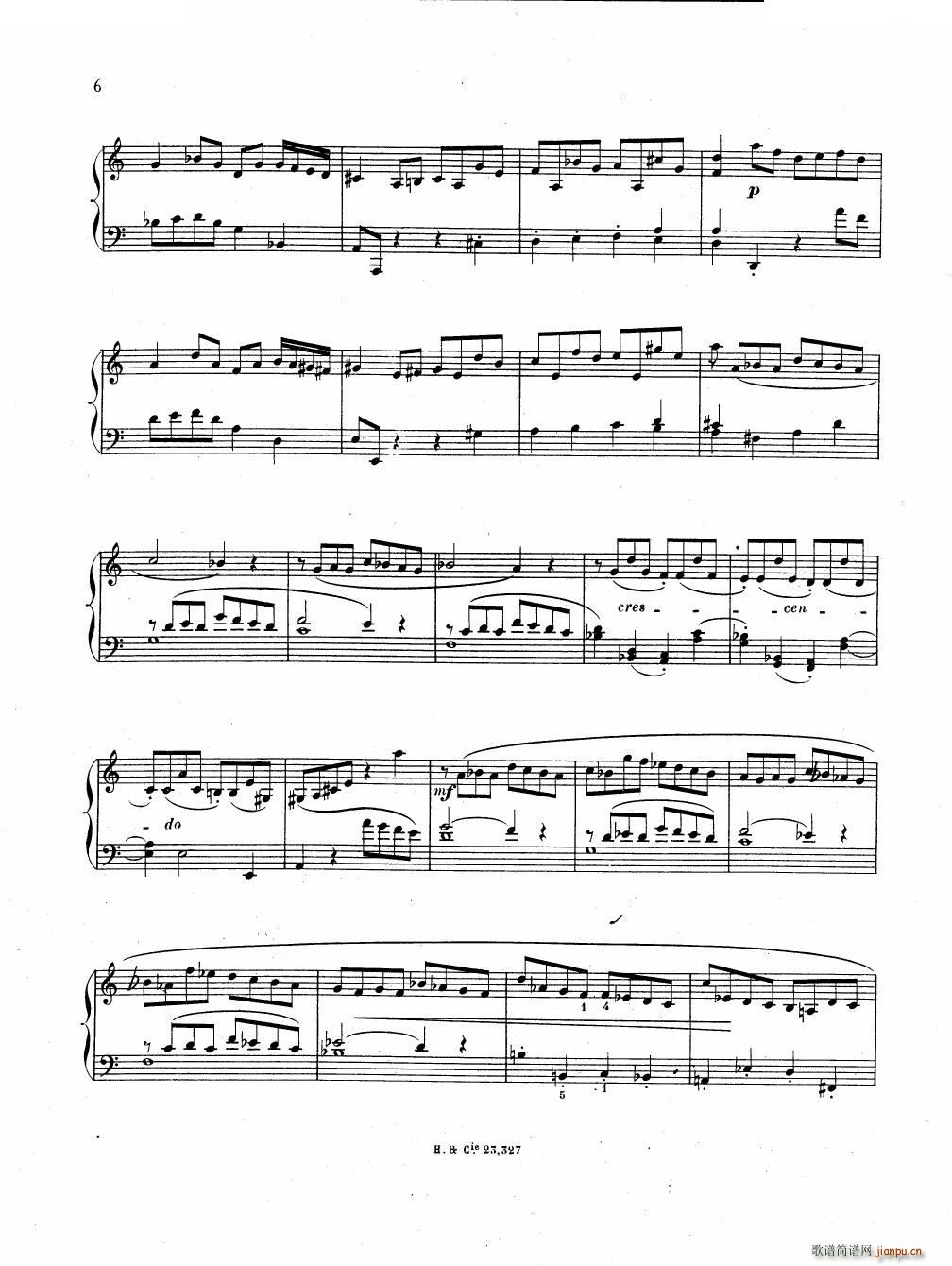 Hahn Reynaldo Piano sonatina Piano sonatina(十字及以上)6