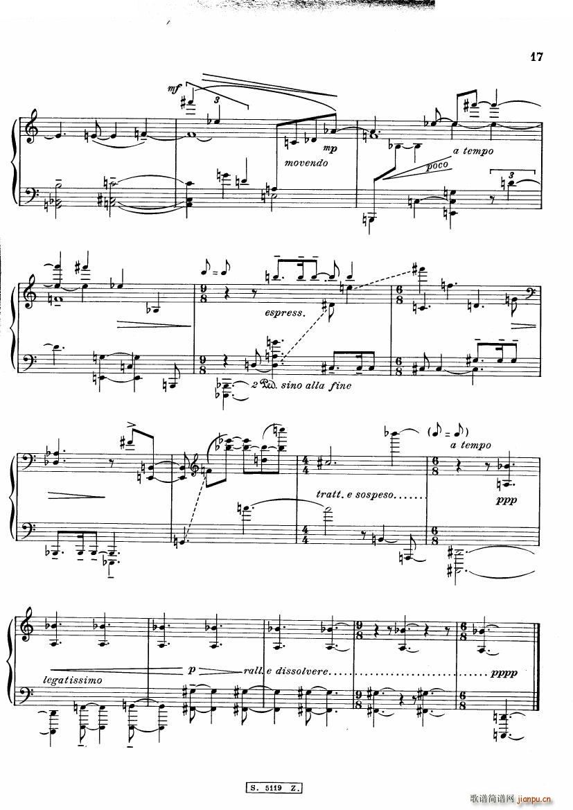 Berio Cinque Variazioni Cinque Variazioni(十字及以上)18
