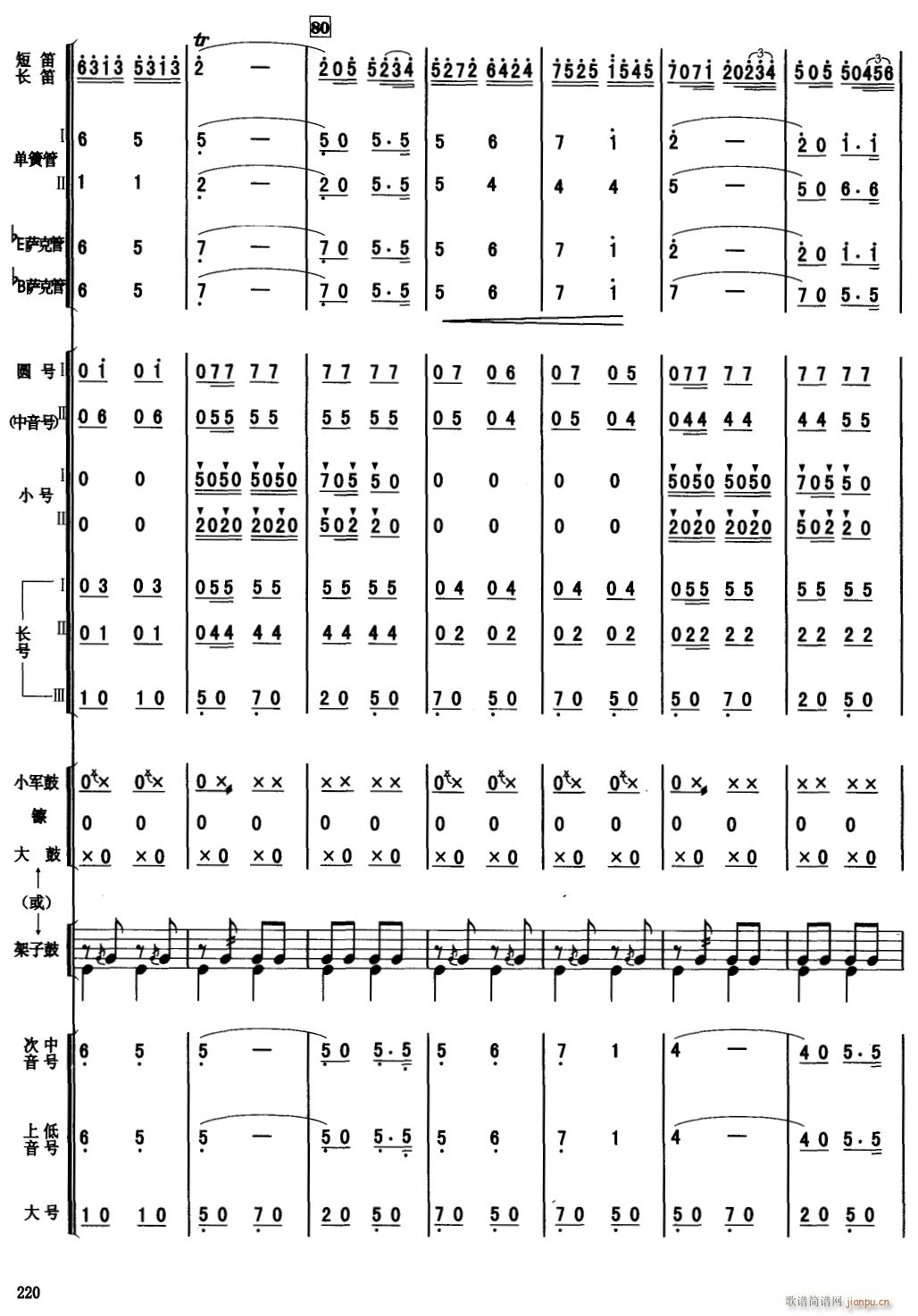 老朋友进行曲 13(总谱)1