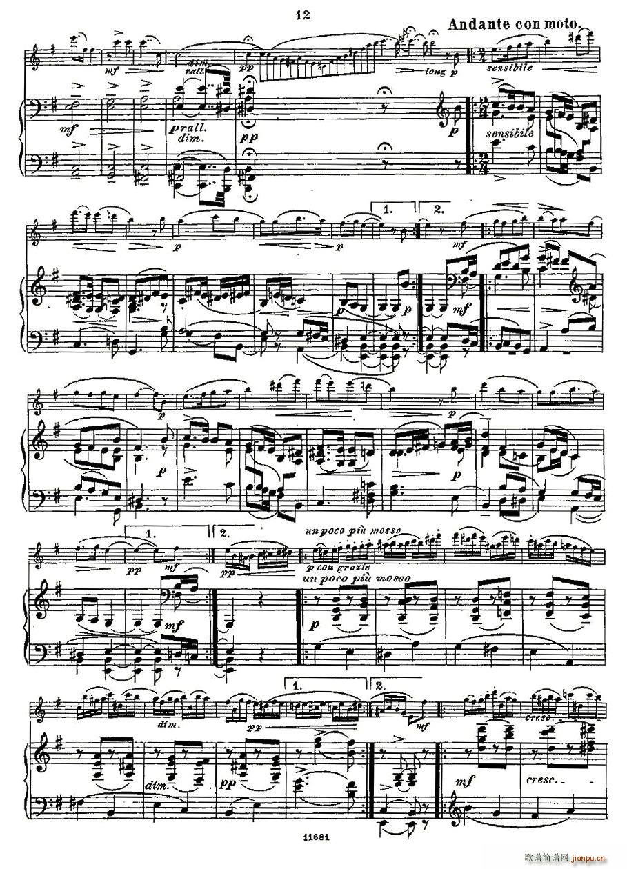 Fantaisies nationales. Op. 59, 4.(笛箫谱)10